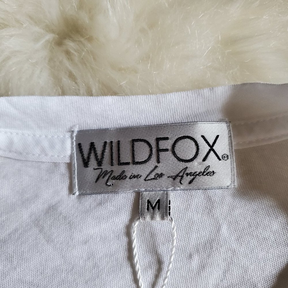 Wildfox My Boyfriends a Cowboy Tie-Front Tee Size M NWT - Picture 7 of 11